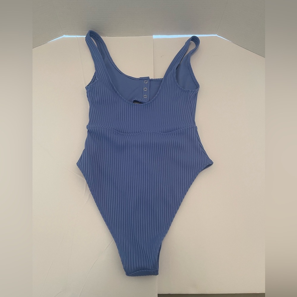 NWT Forever 21 one piece blue swimsuit size small